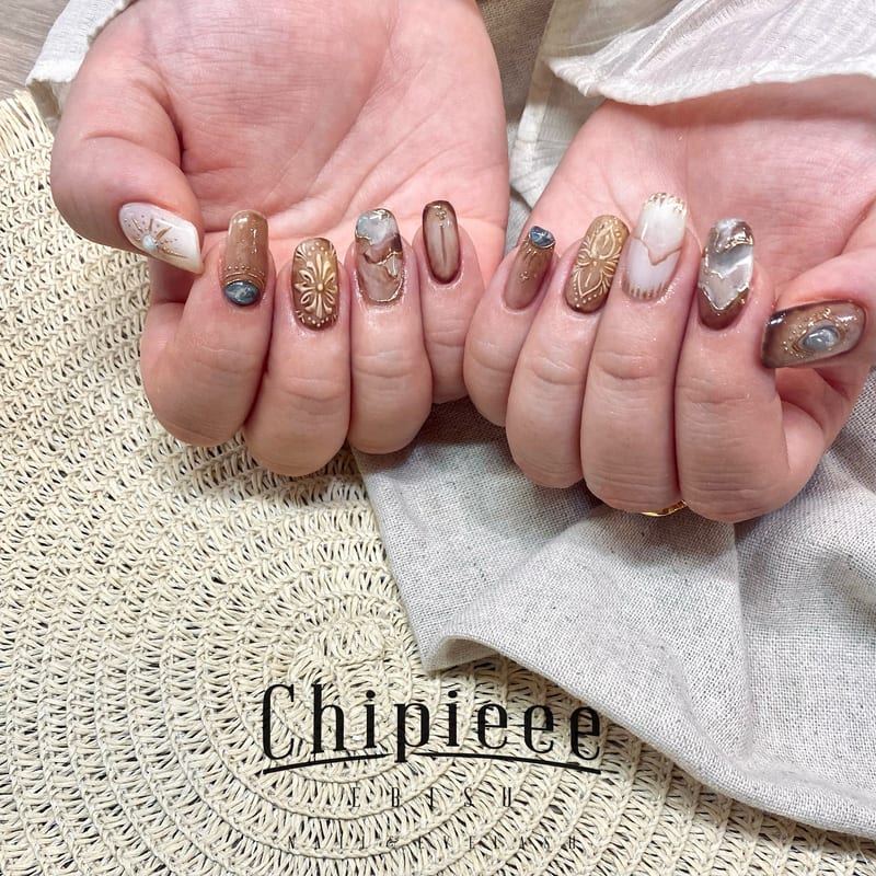 Chipieee EBISU Nail＆eye パラジェル取扱いサロン（恵比寿）のメンズ眉毛サロン