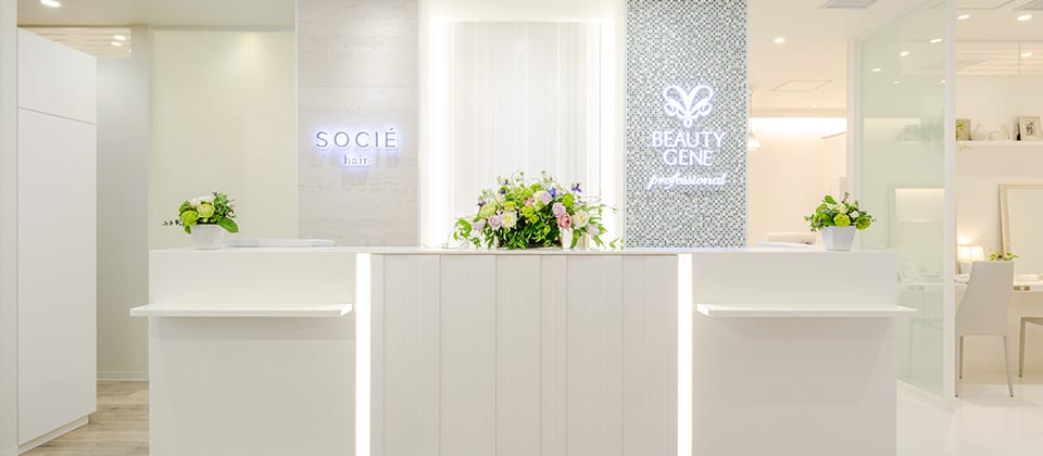 BEAUTY GENE professional 二子玉川店(二子玉川)のメンズ眉毛サロン店内写真 1枚目