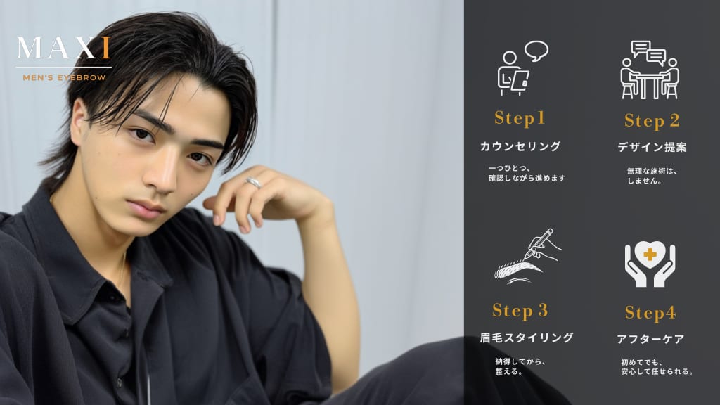 MAXI MEN'S EYEBROW名古屋店（名古屋）のメンズ眉毛サロン店内写真 1枚目